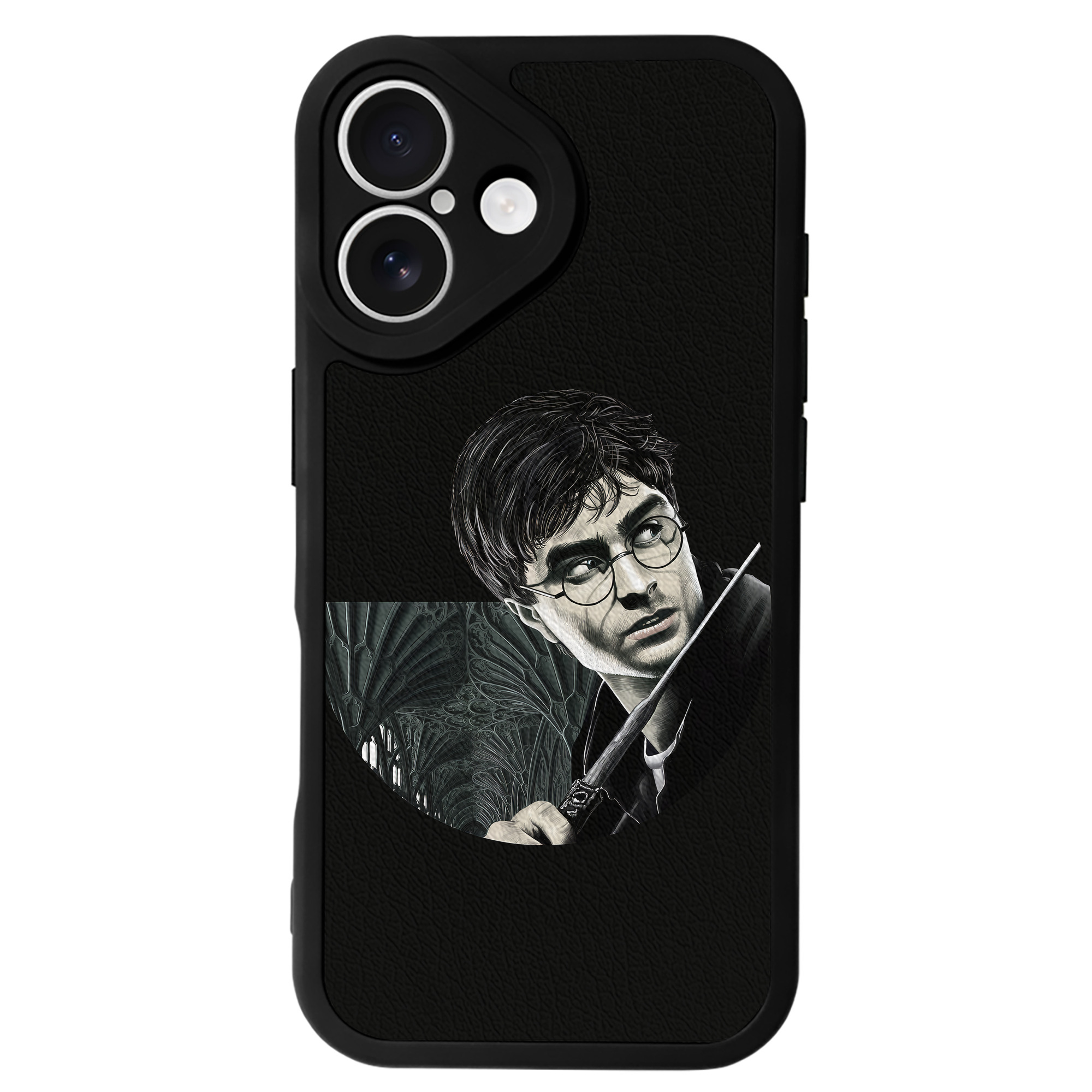 （画像用） Harry Potter ハリー・ポッターシリーズ 【iPhone 16シリーズ対応】シリコンスマホケース（レザー調） 材質：シリコン